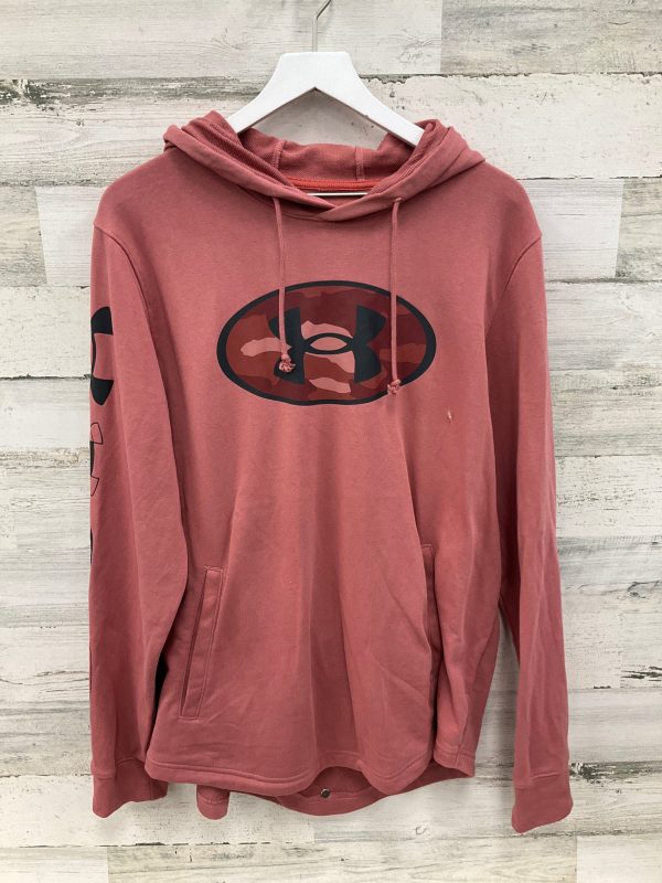 Athletic Sweatshirt Hoodie By Under Armour In Pink, Size: Xl on Sale