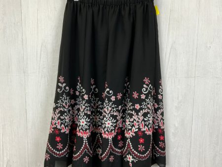 Skirt Maxi By Clothes Mentor In Black & Pink, Size: Xl Online now