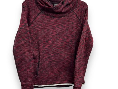 Athletic Sweatshirt Hoodie By Gap In Red Black, Size: S Sale