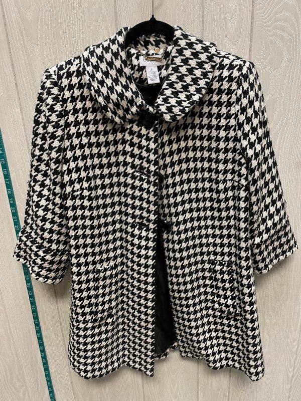 Coat Other By Carmen By Carmen Marc Valvo In Black & White, Size: L Supply