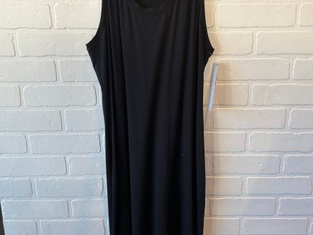 Dress Casual Midi By Eileen Fisher In Black, Size: M Cheap