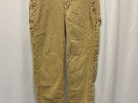 Pants Cargo & Utility By American Eagle In Yellow, Size: 4 Online Hot Sale