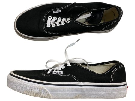 Shoes Sneakers By Vans In Black & White, Size: 9 For Discount