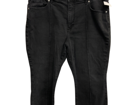 Jeans Cropped By Loft In Black, Size: 18 Online