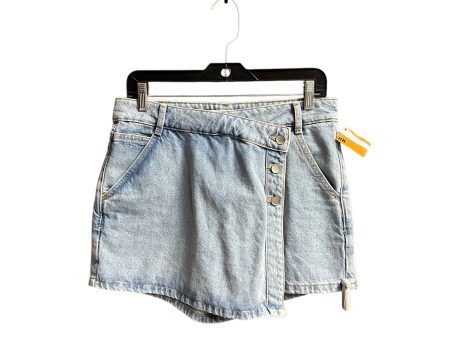 Skort By Zara In Blue Denim, Size: M For Discount