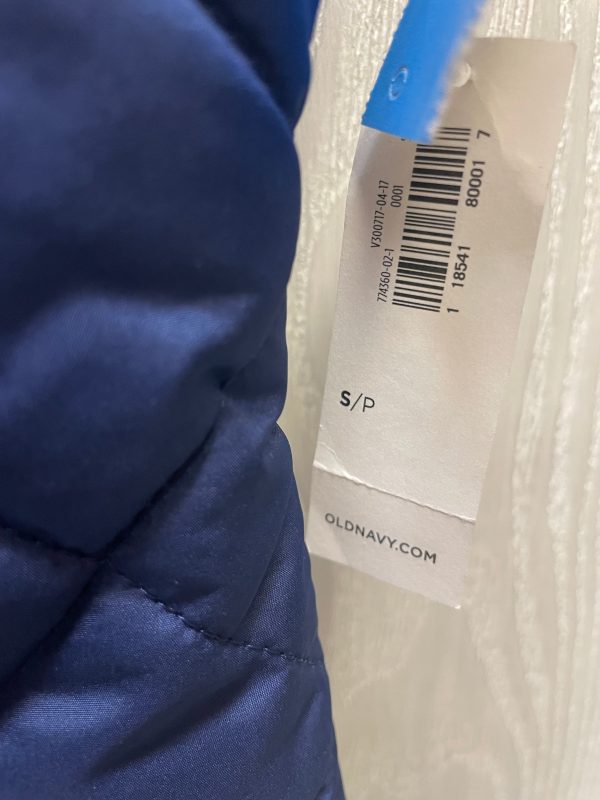 Vest Puffer & Quilted By Old Navy In Blue, Size: S For Cheap