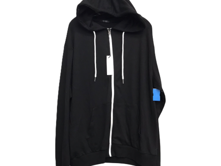 Athletic Sweatshirt Hoodie By Givon In Black, Size: 4x on Sale