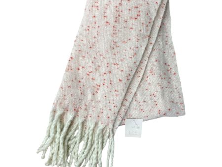 SCARF WINTER by LC LAUREN CONRAD In CREAM & RED Online now