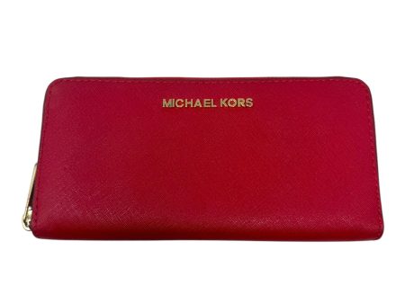 Saffiano Continental Wallet Designer By Michael Kors, Size: Large Online