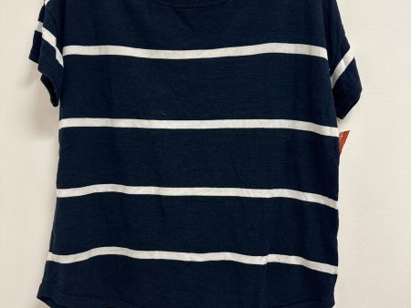 Top Short Sleeve By Talbots In Navy, Size: M Online now