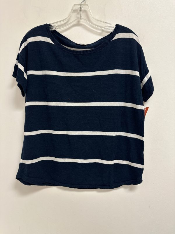 Top Short Sleeve By Talbots In Navy, Size: M Online now