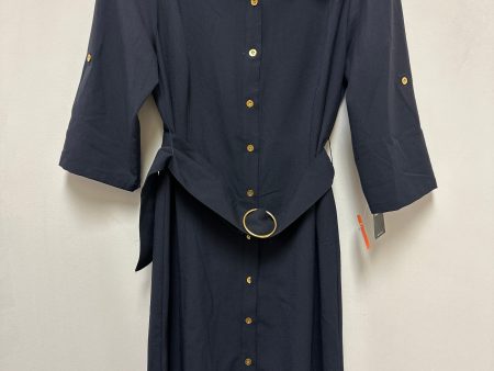 Dress Work By Sharagano In Navy, Size: M For Discount