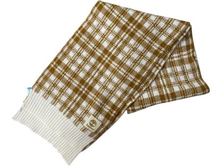 SCARF WINTER by TIMBERLAND In GOLD & WHITE For Cheap