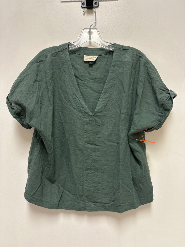 Top Short Sleeve By Universal Thread In Green, Size: Xl Cheap