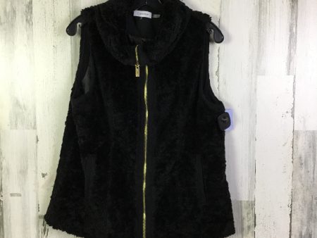 Vest Faux Fur & Sherpa By Calvin Klein In Black, Size: M Online