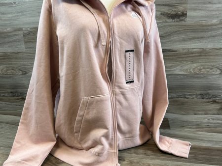 Athletic Sweatshirt Hoodie By Nike Apparel In Pink, Size: Xl Cheap