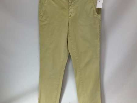 Pants Chinos & Khakis By Anthropologie In Yellow, Size: 6 on Sale