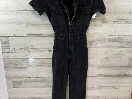 Jumpsuit By Good American In Black Denim, Size: XS Fashion