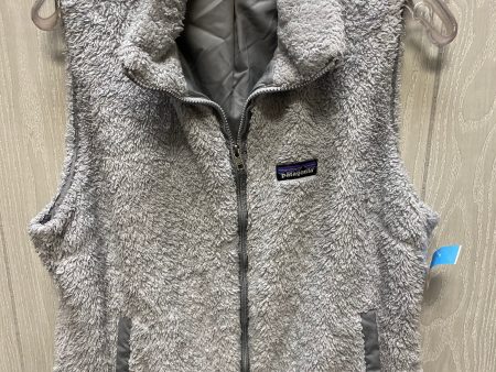 Vest Faux Fur & Sherpa By Patagonia In Grey, Size: Xl For Cheap