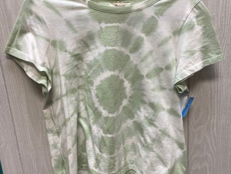 Top Short Sleeve By Madewell In Tie Dye Print, Size: M Discount