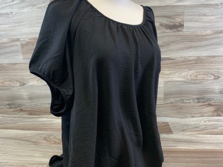 Top Short Sleeve By Torrid In Black, Size: 1x Supply