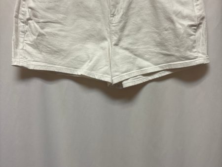 Shorts By Torrid In White Denim, Size: 18 on Sale