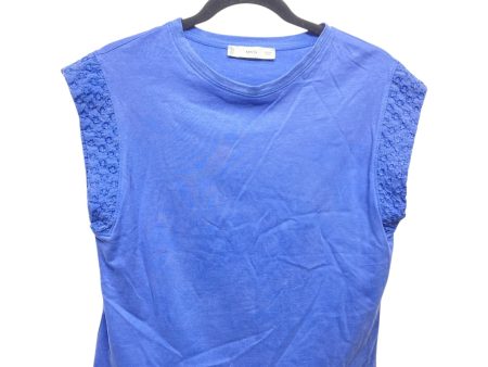 Top Short Sleeve By Mng In Blue, Size: S Supply