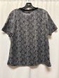 Top Short Sleeve By Chicos In Grey, Size: L on Sale