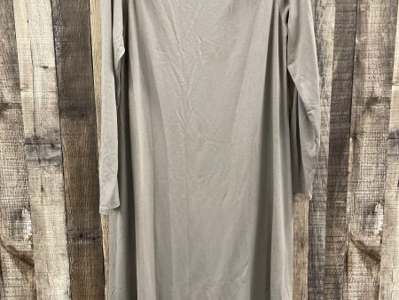 Dress Casual Midi By Eileen Fisher In Taupe, Size: M Hot on Sale