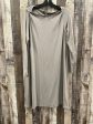 Dress Casual Midi By Eileen Fisher In Taupe, Size: M Hot on Sale