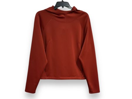 Athletic Sweatshirt Hoodie By Layer 8 In Terracotta, Size: S Sale