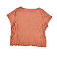 Top Short Sleeve By Madewell In Orange, Size: Xxl Online