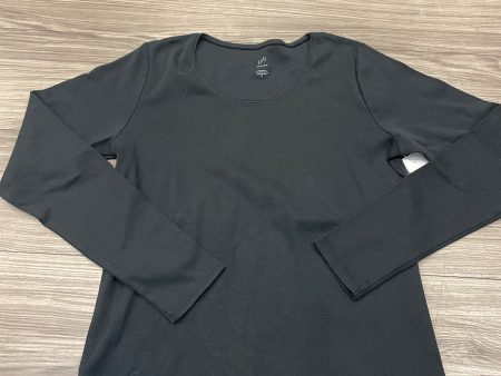 Top Long Sleeve By J. Jill In Black, Size: M Sale