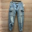 Pants Joggers By Michael Kors In Blue Denim, Size: 6 Supply