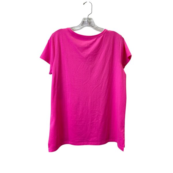 Top Ss Designer By Lilly Pulitzer In Pink, Size:L Hot on Sale