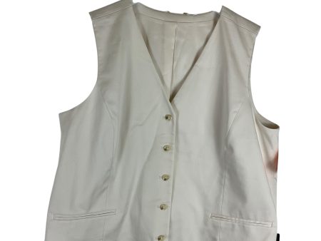 Vest Other By Chicos In Cream, Size: 20 Online