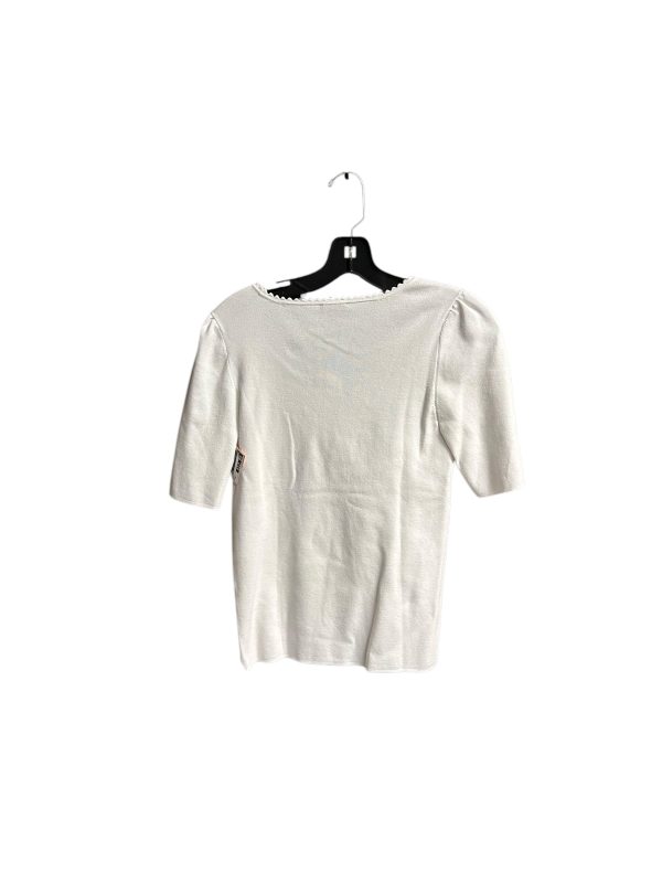 Top Short Sleeve By Talbots In White, Size: Xs Online now