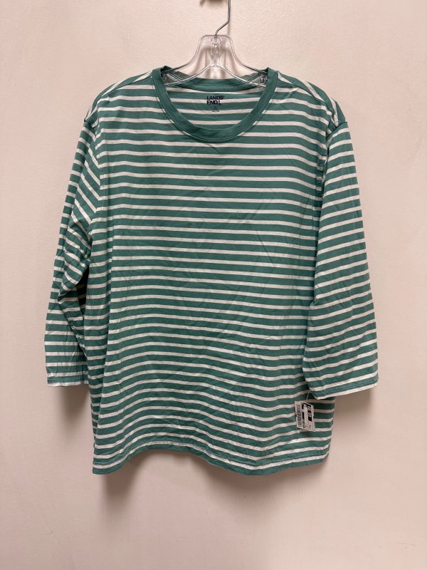 Top Short Sleeve By Lands End In Green, Size: Xl on Sale