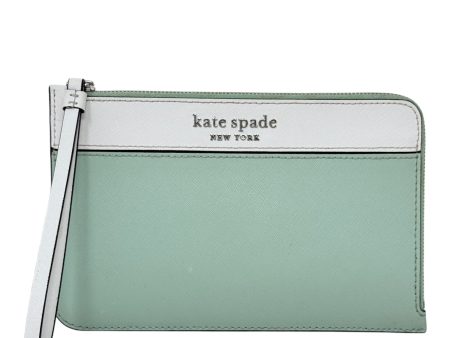 Cameron L-Zip Wristlet Designer By Kate Spade In Spring Meadow, Size: Medium Hot on Sale