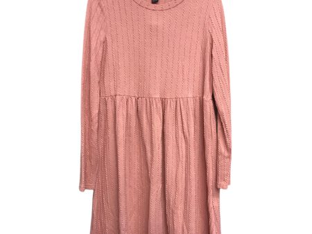 Dress Work By Shein In Peach, Size:M For Cheap