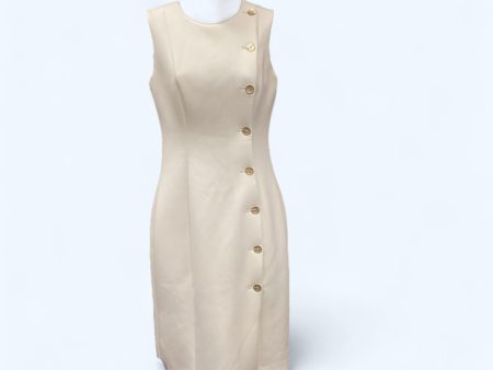 Dress Work By Calvin Klein In White, Size: 2 Discount