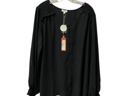 Top Ls By Oddi In Black, Size:3X For Discount