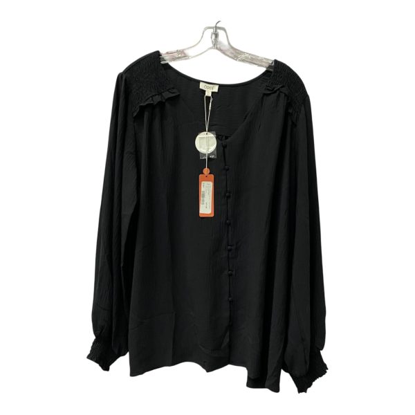 Top Ls By Oddi In Black, Size:3X For Discount