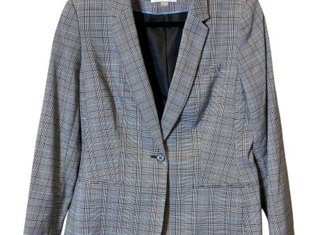 Blazer By Calvin Klein In Plaid Pattern, Size: 10 For Discount