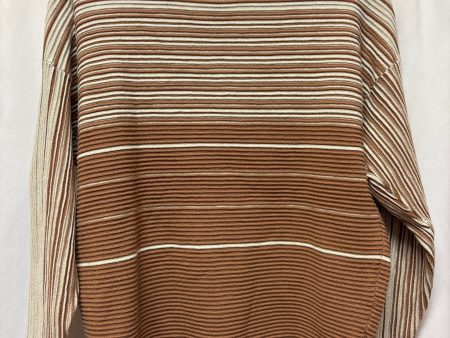 Top Long Sleeve By Tahari By Arthur Levine In Brown, Size: Xs Discount