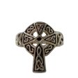 Sterling Silver Celtic Cross Ring By Unbranded, Size: 5 Supply