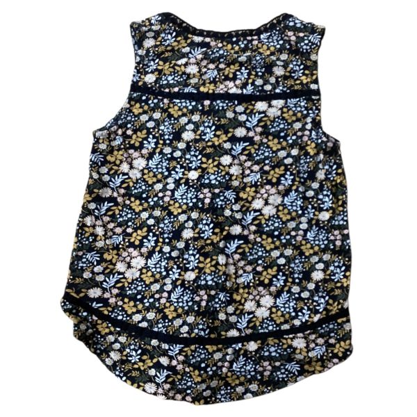 Top Sleeveless By Lucky Brand In Black & Yellow, Size: S Fashion