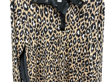 Athletic Jacket By Chicos In Animal Print, Size: Xs Online Hot Sale