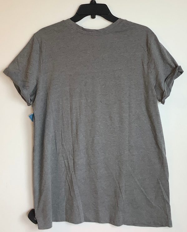 Top Short Sleeve By Fabletics In Grey, Size: Xl For Sale