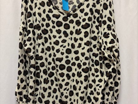 Top Long Sleeve By Clothes Mentor In Animal Print, Size: 3x Fashion